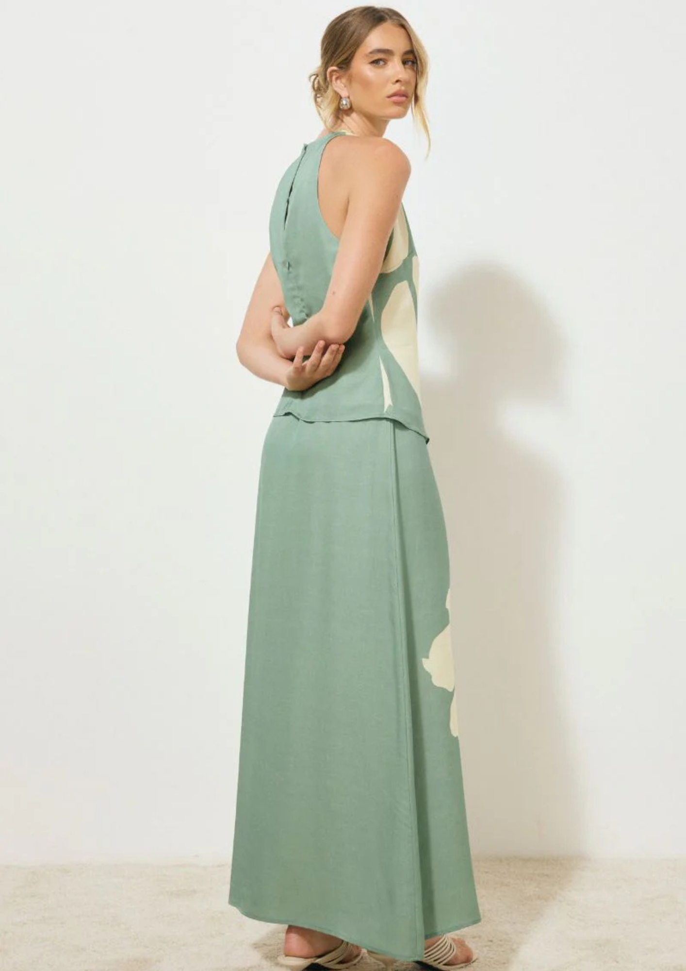 MON RENN Vestige Top - Jade Floral