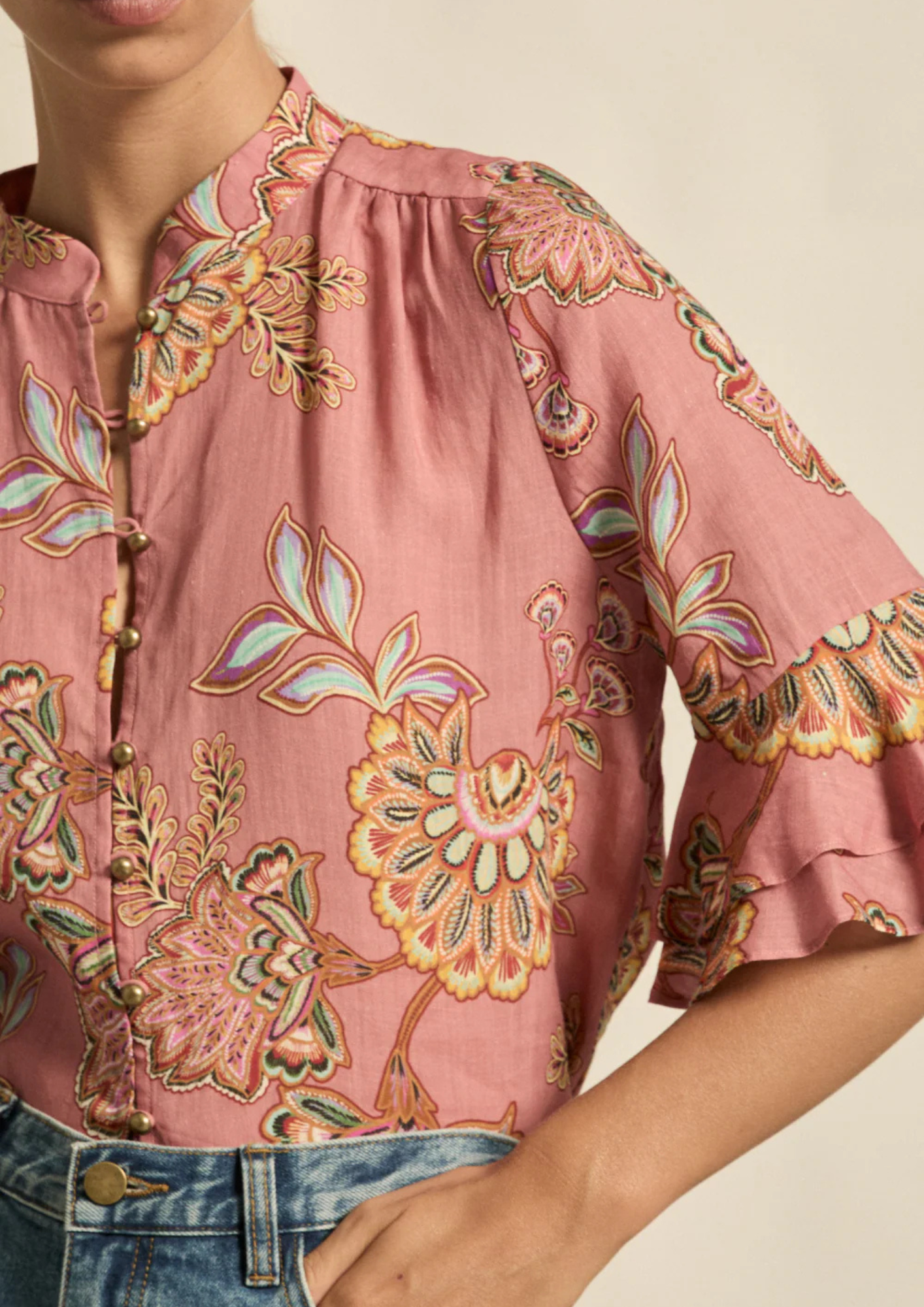 Zoe Kratzmann Fluctuate Top - Kgari Bloom