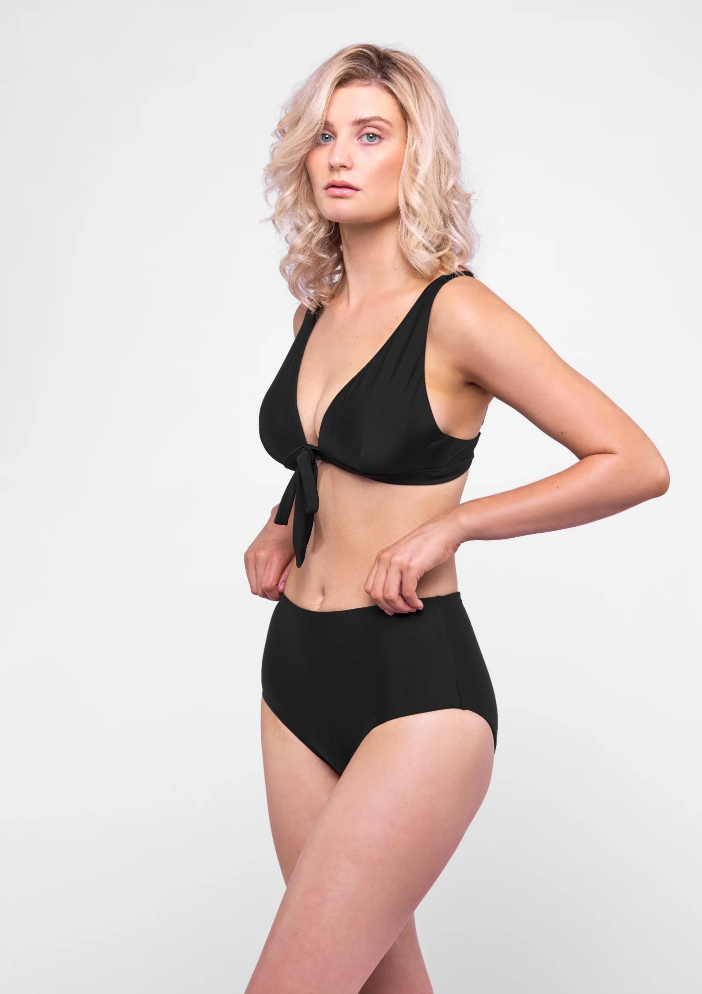 BASK - Halter Top Black
