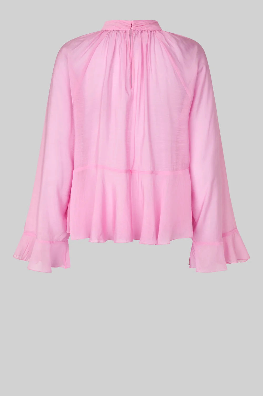 Second Female Naje Frill Blouse lilac Chiffon