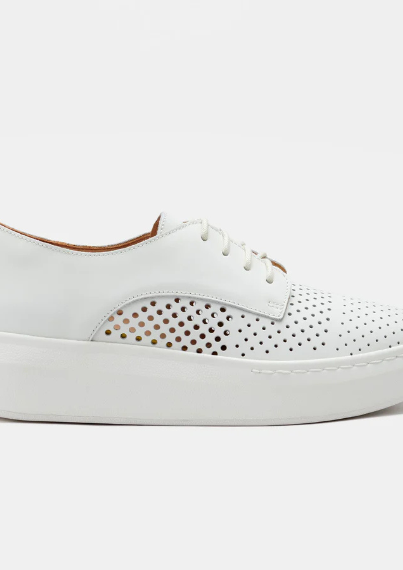 Rollie Derby City Punch White Shoe