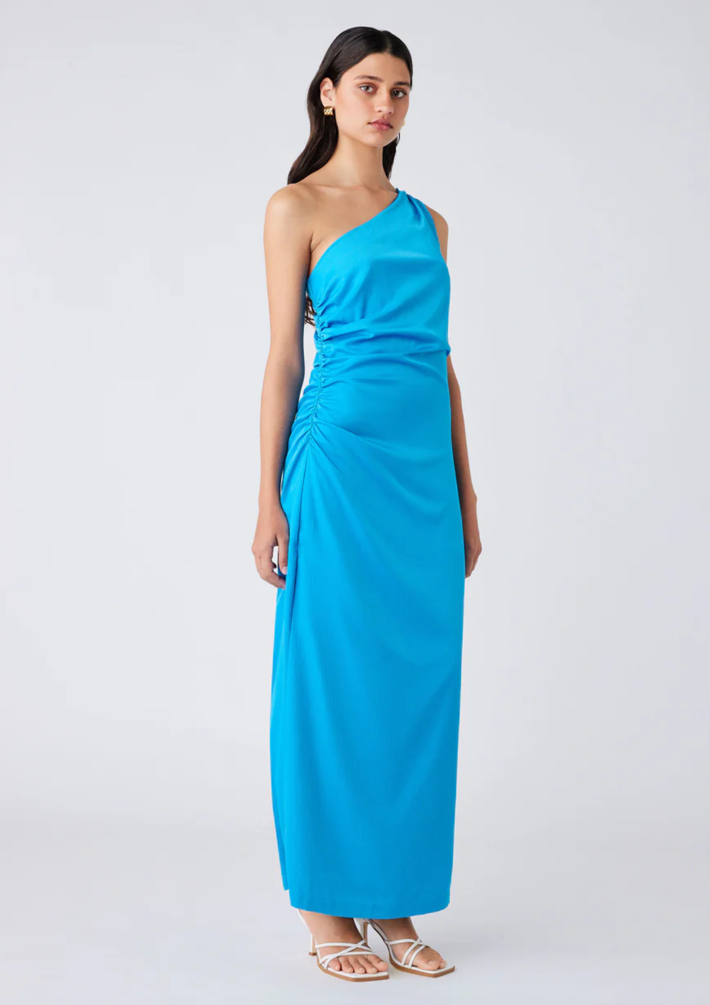 Esmaee - Trinity Midi Dress - Neon Blue
