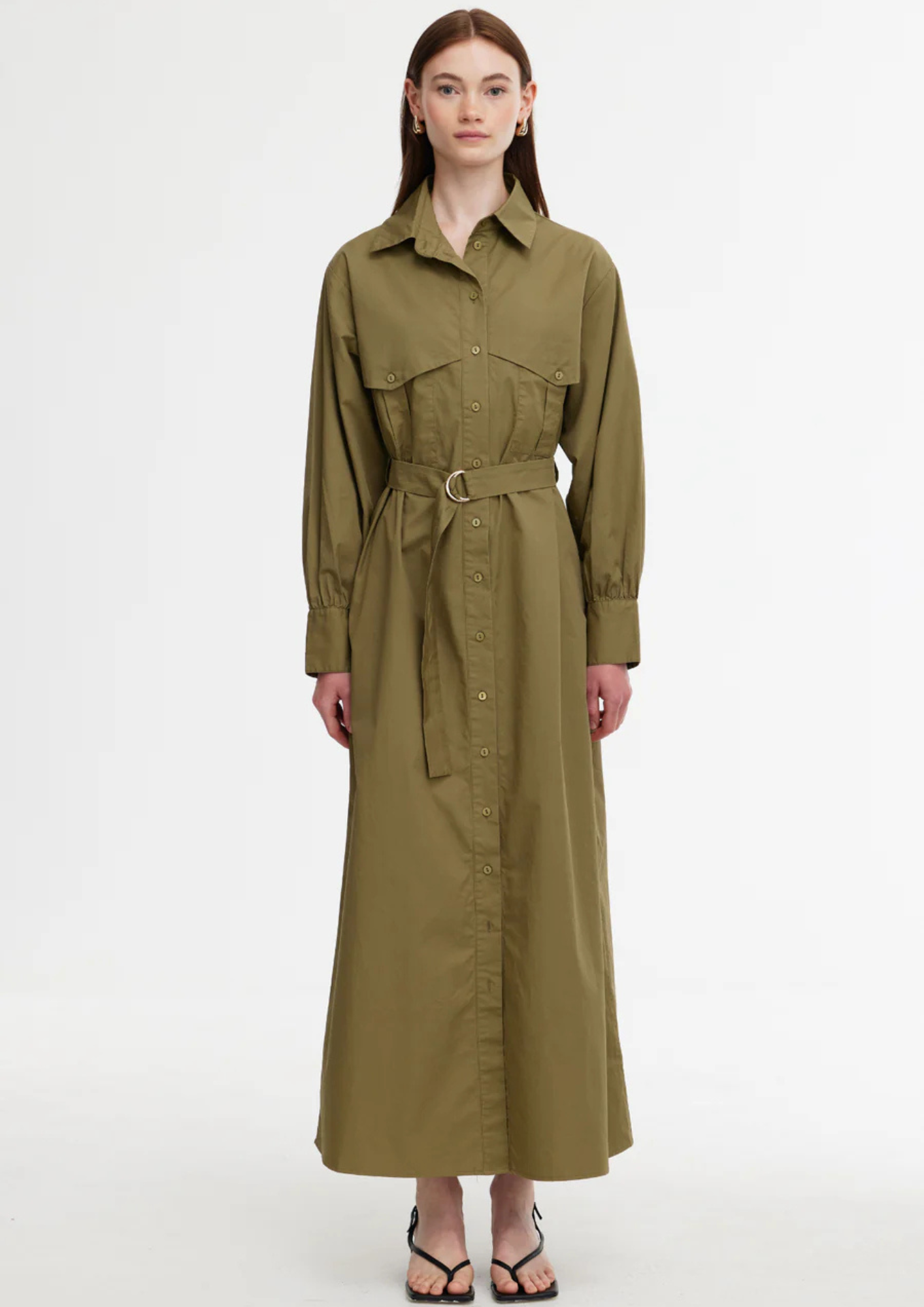 Kinney - Margot Dress - Olive