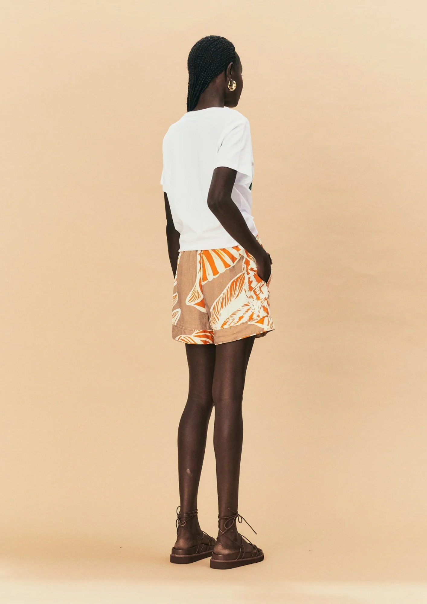 La Maise Cannes Shorts - Seashell Print