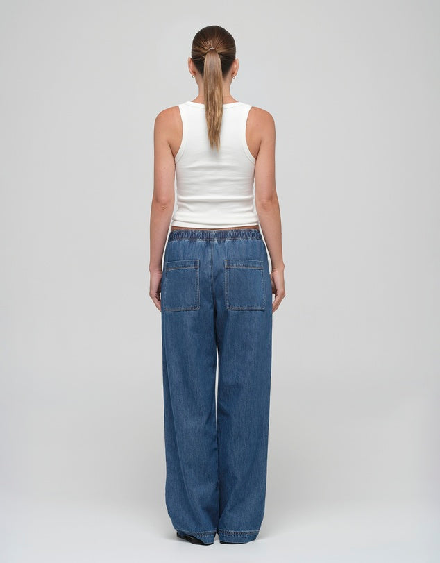 JACANDMOOKI - Roberta Pant - Mid Indigo