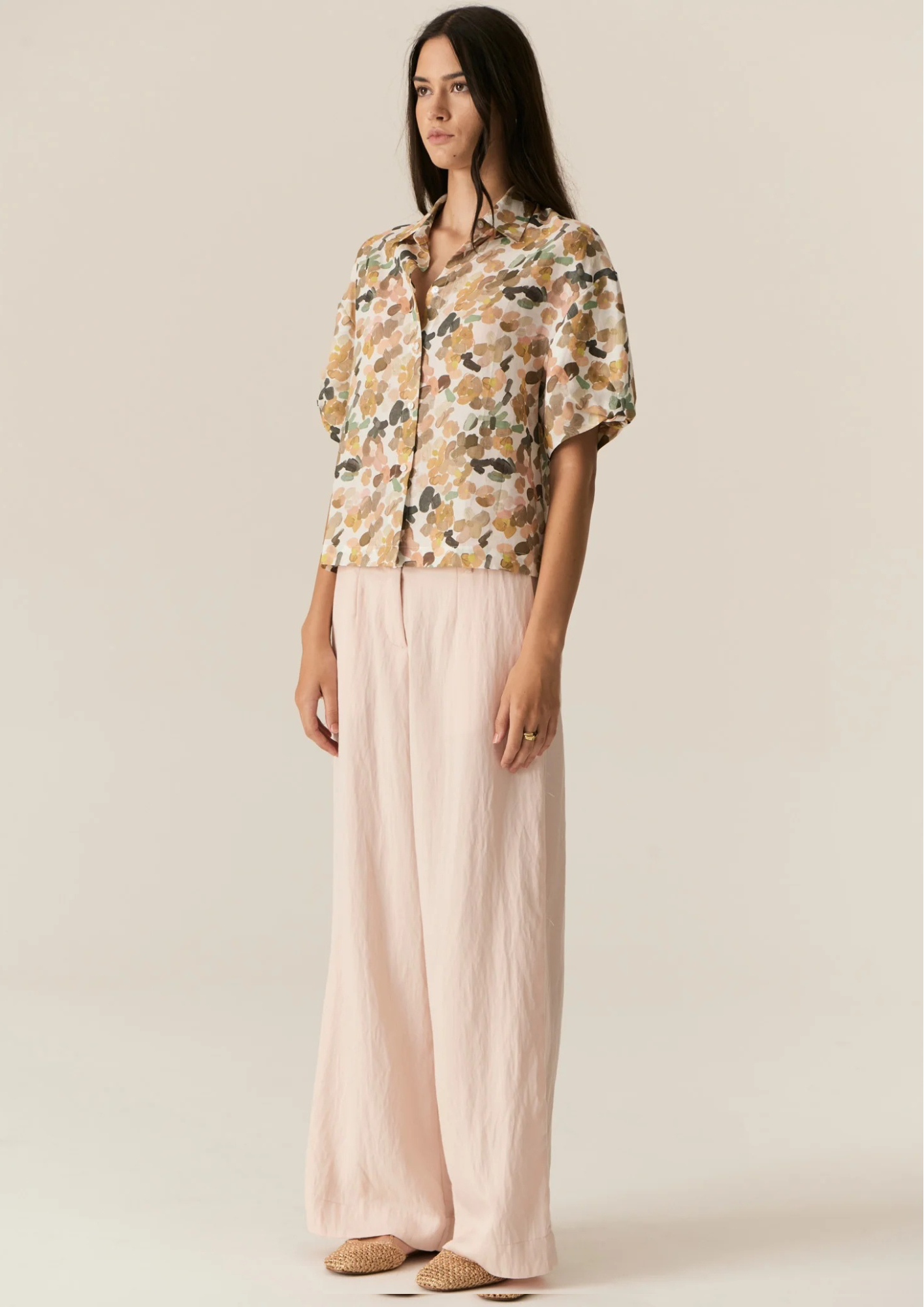 POL Speckle Shirt - Speckle Print