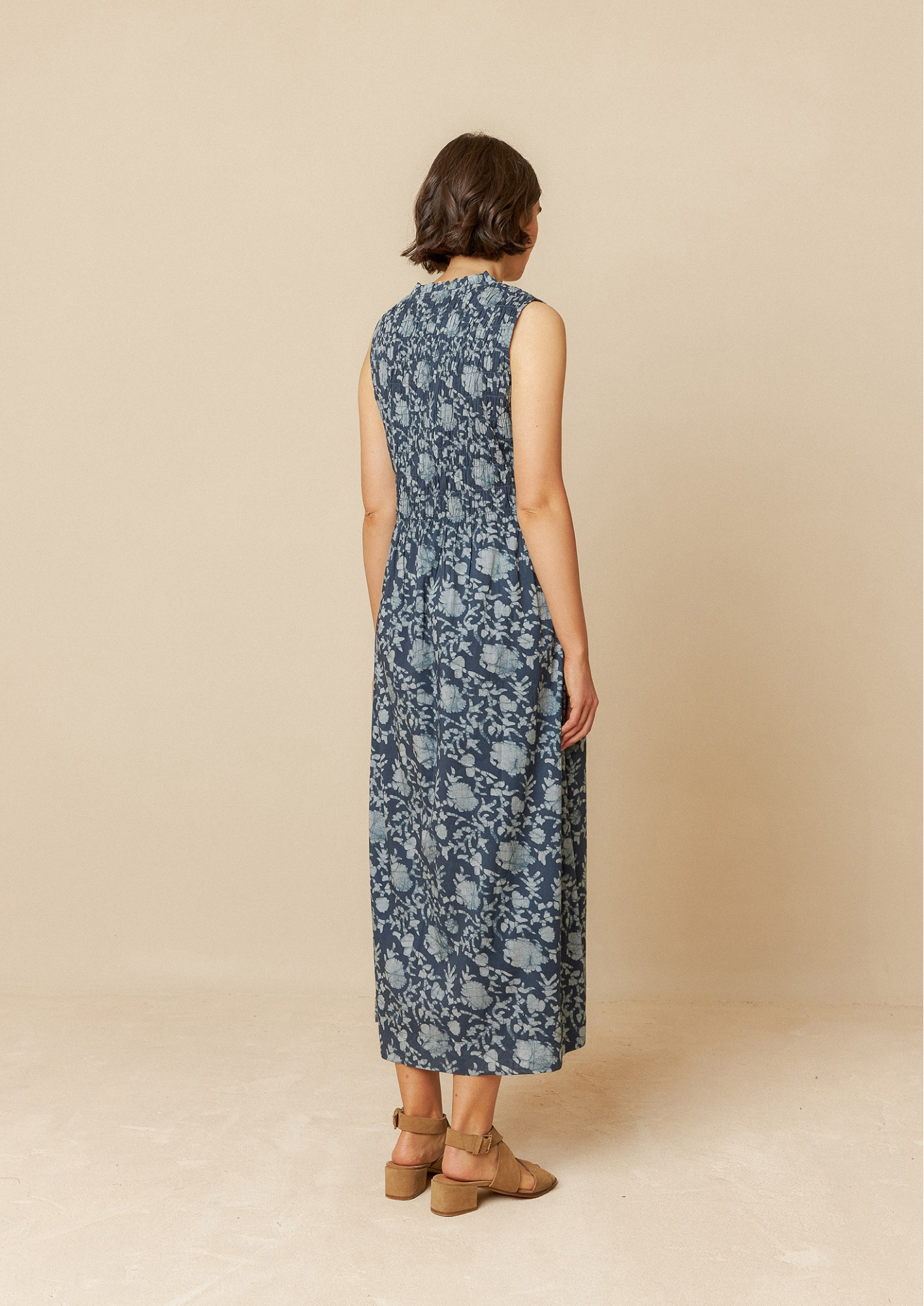 Indi & Cold Indigo Organic Cotton Woven Dress