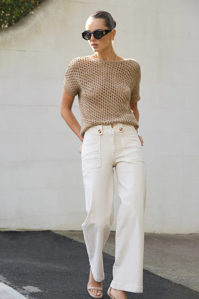 Dricoper - Carrie Cream Jeans