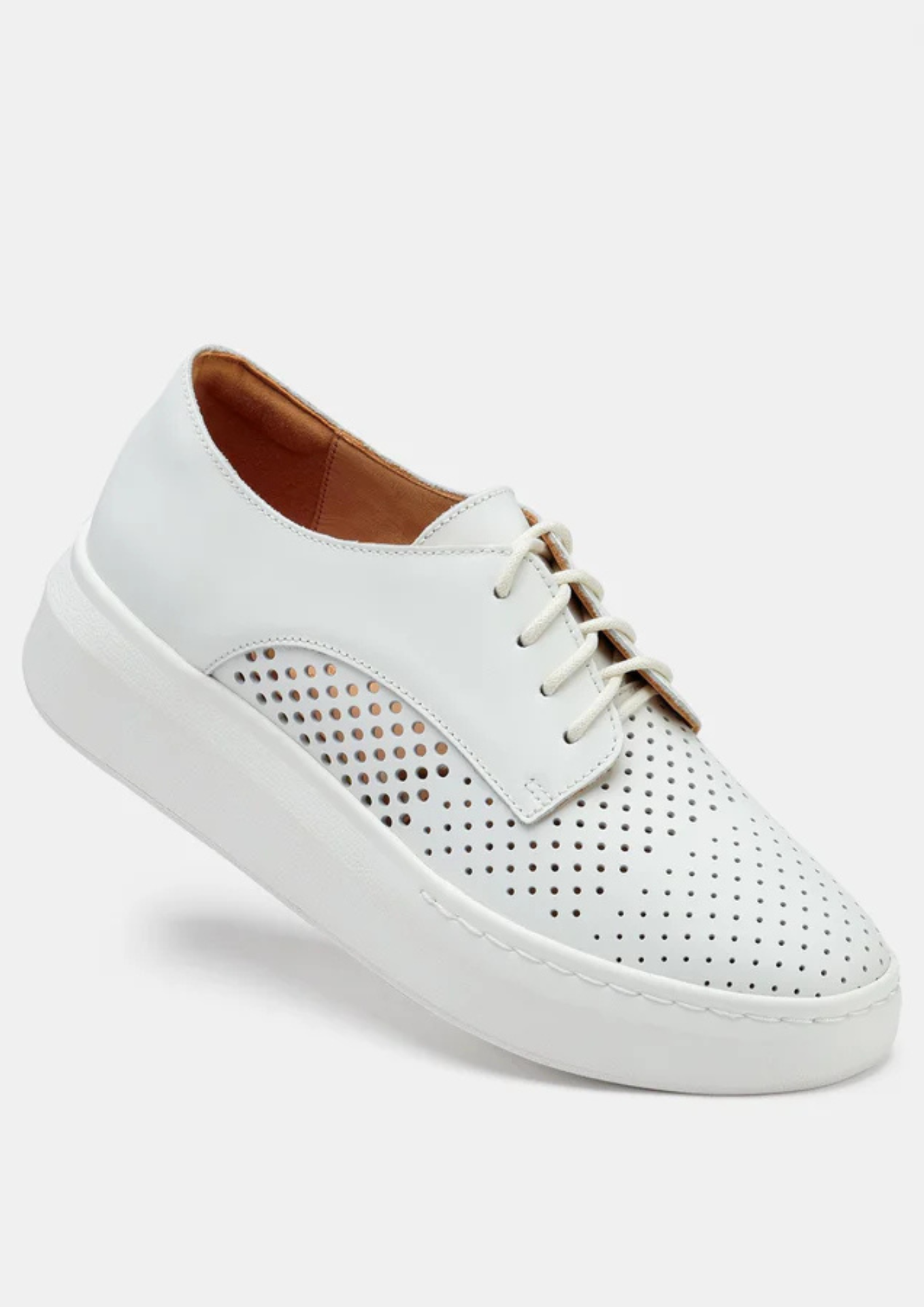 Rollie Derby City Punch White Shoe