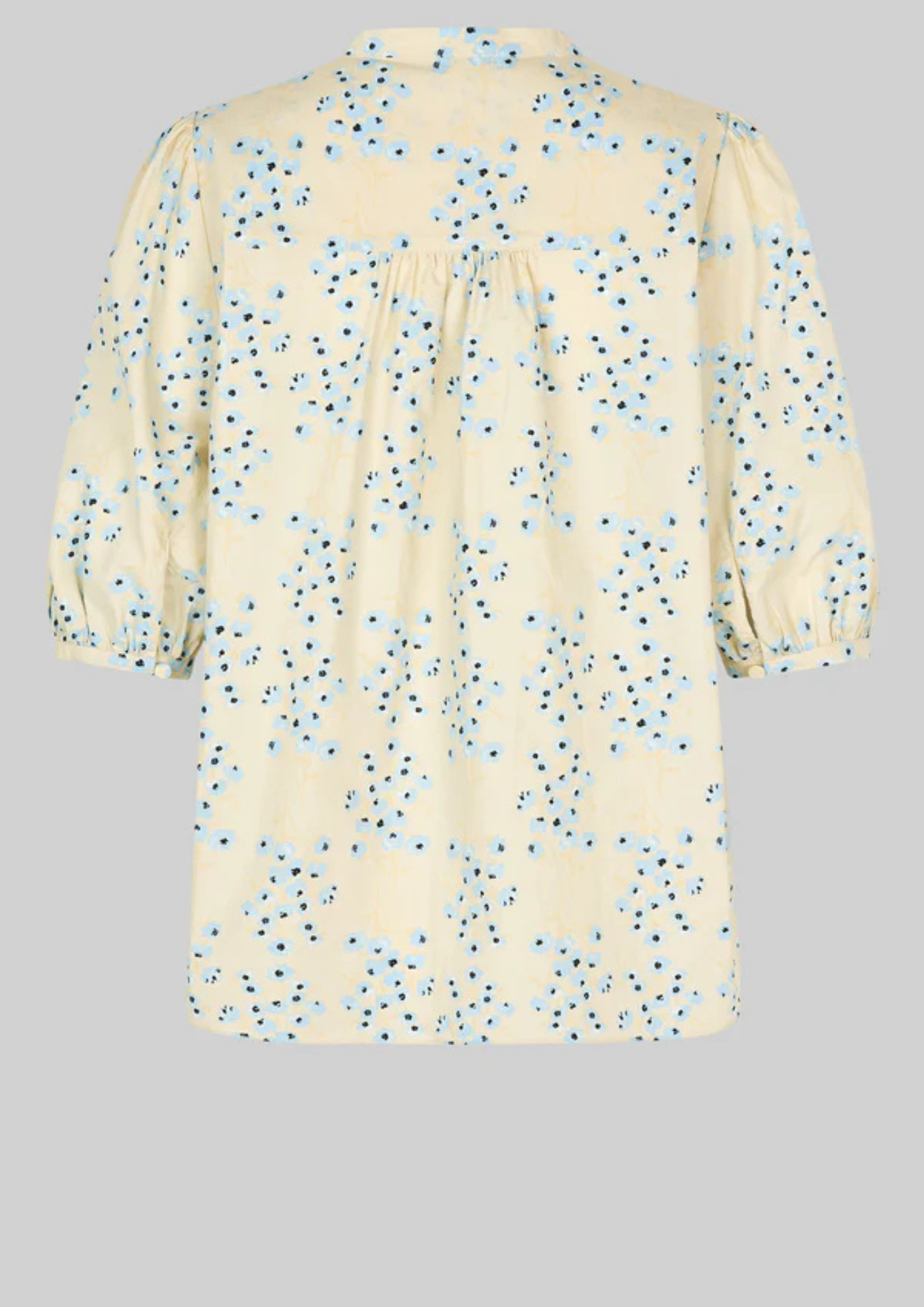 Second Female Claude Printed Shirt - Powder Blue