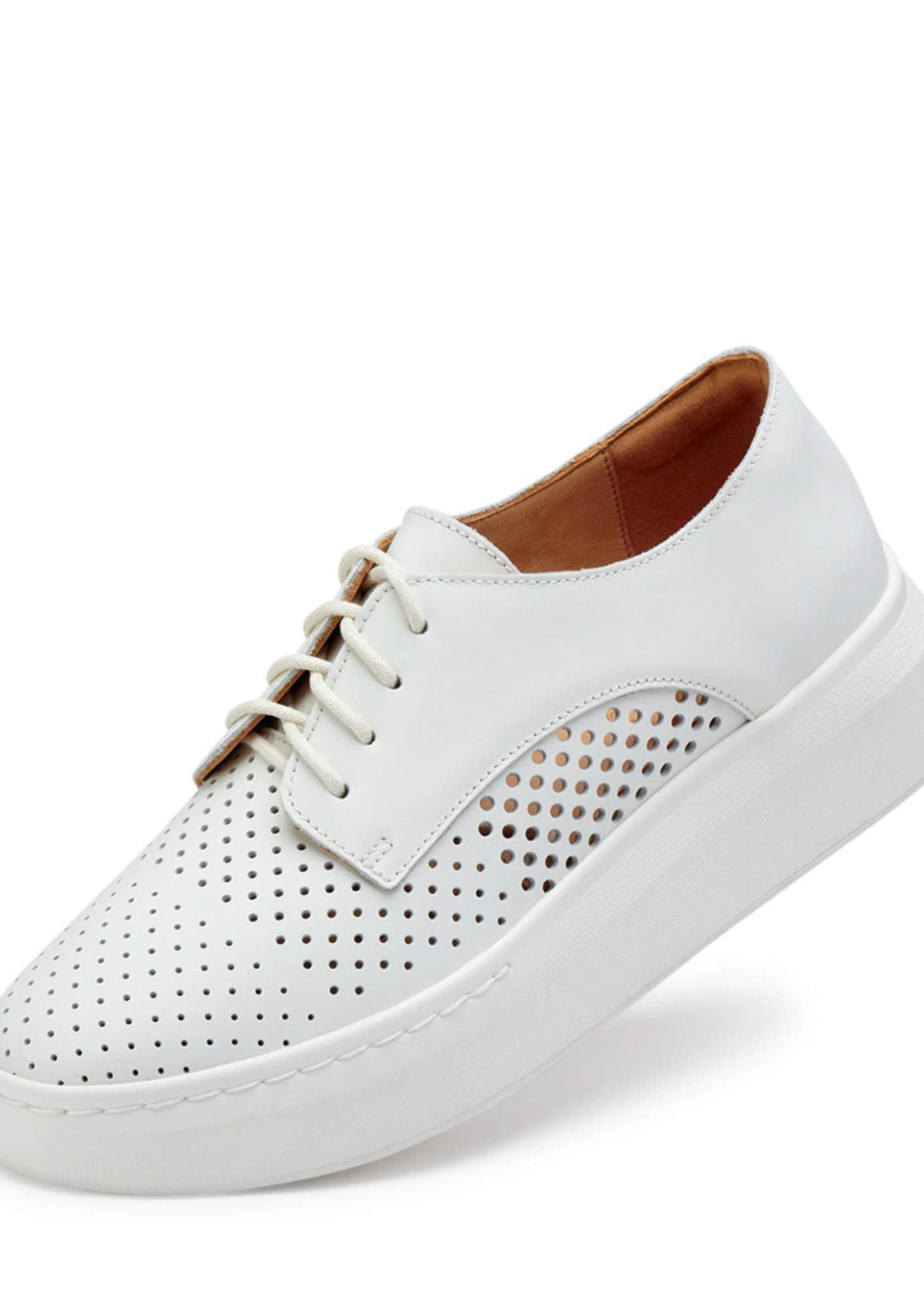 Rollie Derby City Punch White Shoe