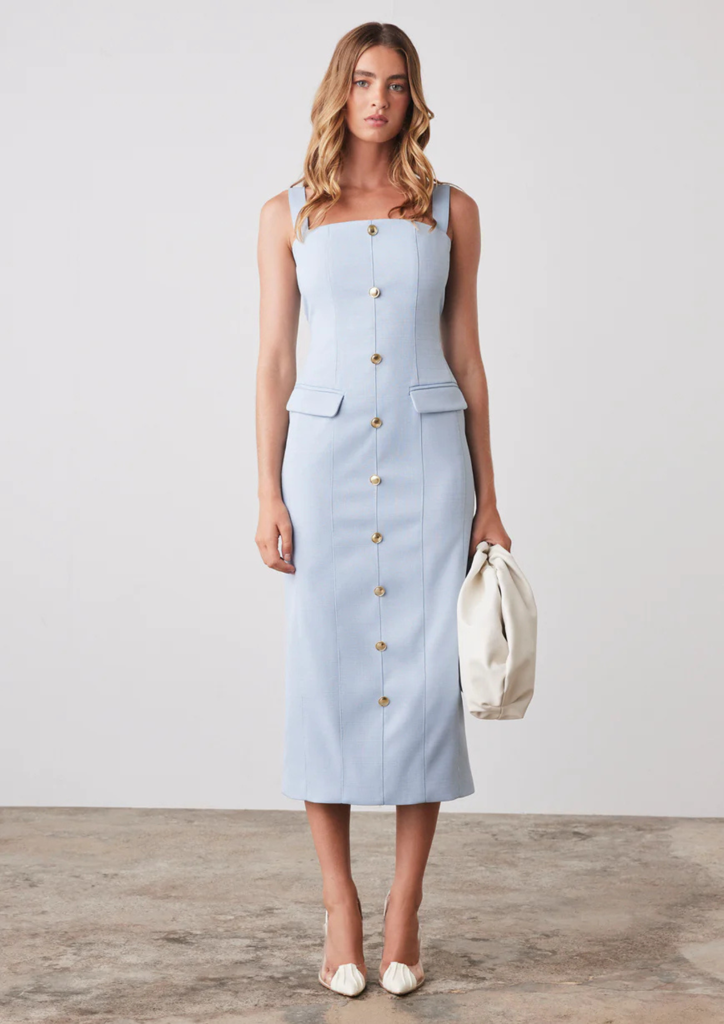 Esmaee Pivot Dress - Sky