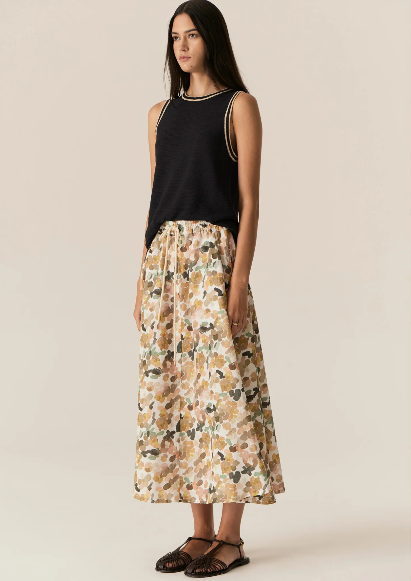 POL Speckle Skirt - Speckle Print