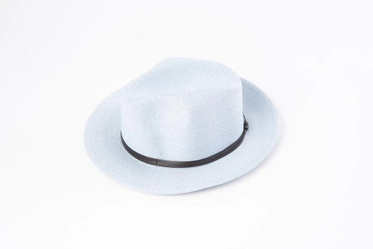 Travaux En Cours - Borsalino Hat Leather Strap Ciel/Baby Blue