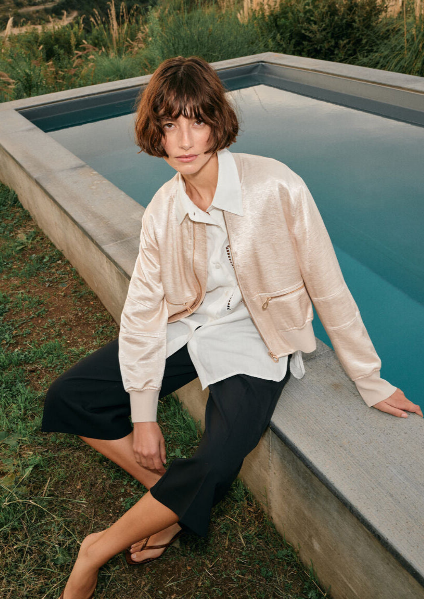 Mos Mosh - Cate Elna Jacket - Sheer Bliss