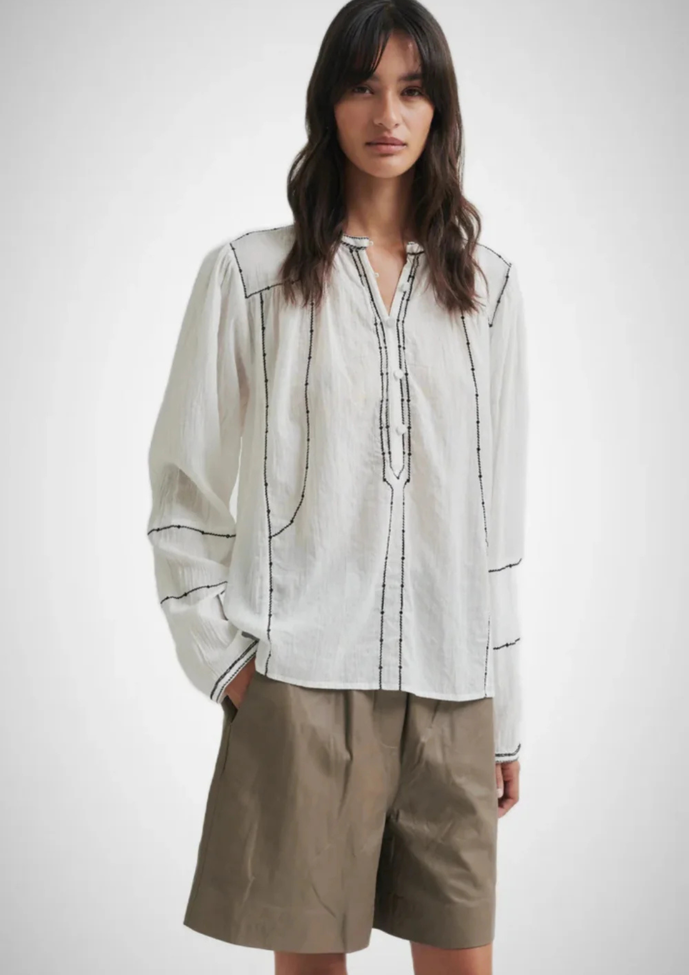 Second Female Belvista Blouse - White Alyssum