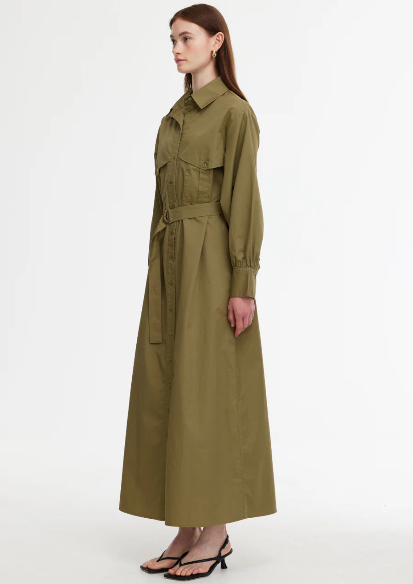 Kinney - Margot Dress - Olive