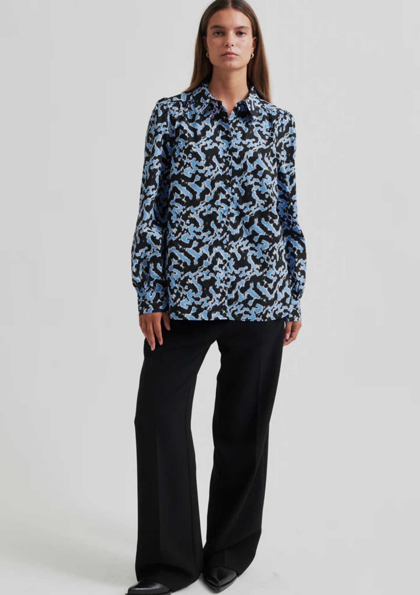 Second Female Klara Printed Shirt - Marina