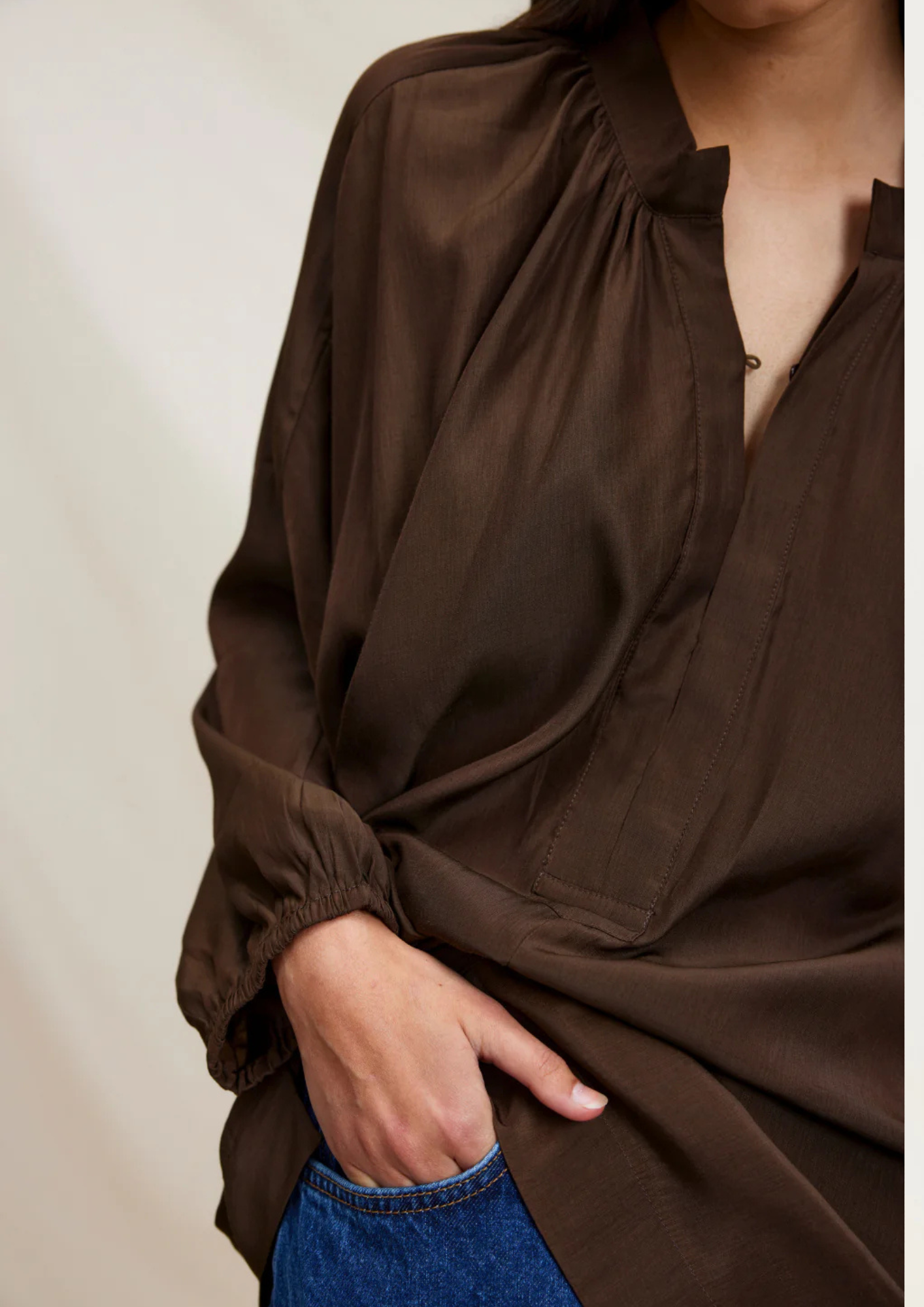 Kinney Ally Top - Chocolate