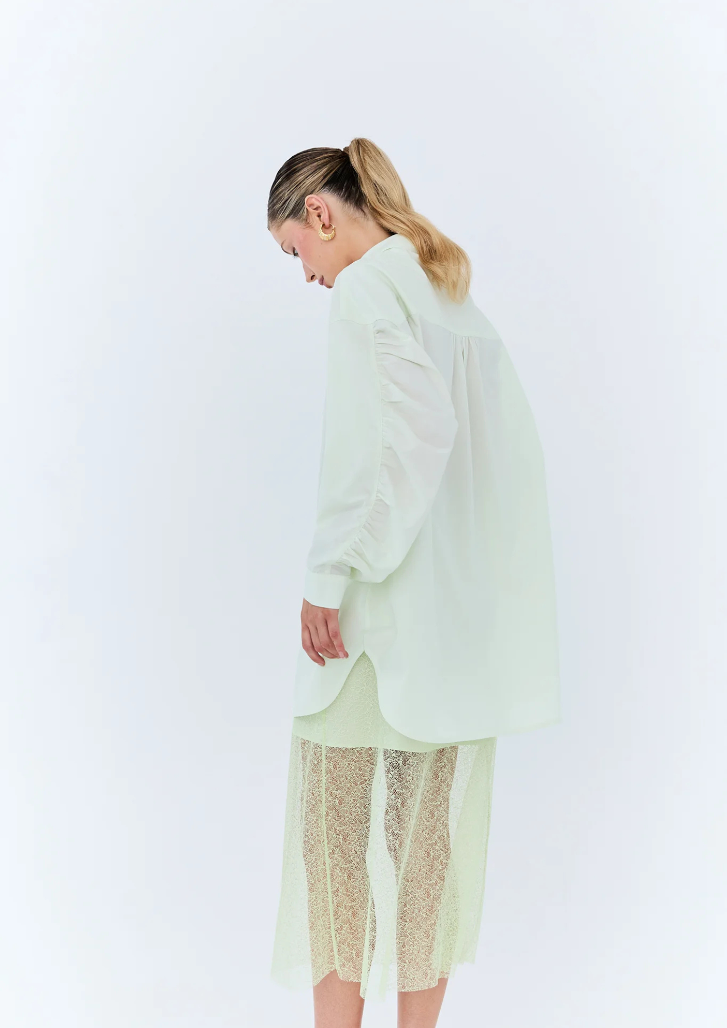 Eder - Dion Lace Skirt - Green