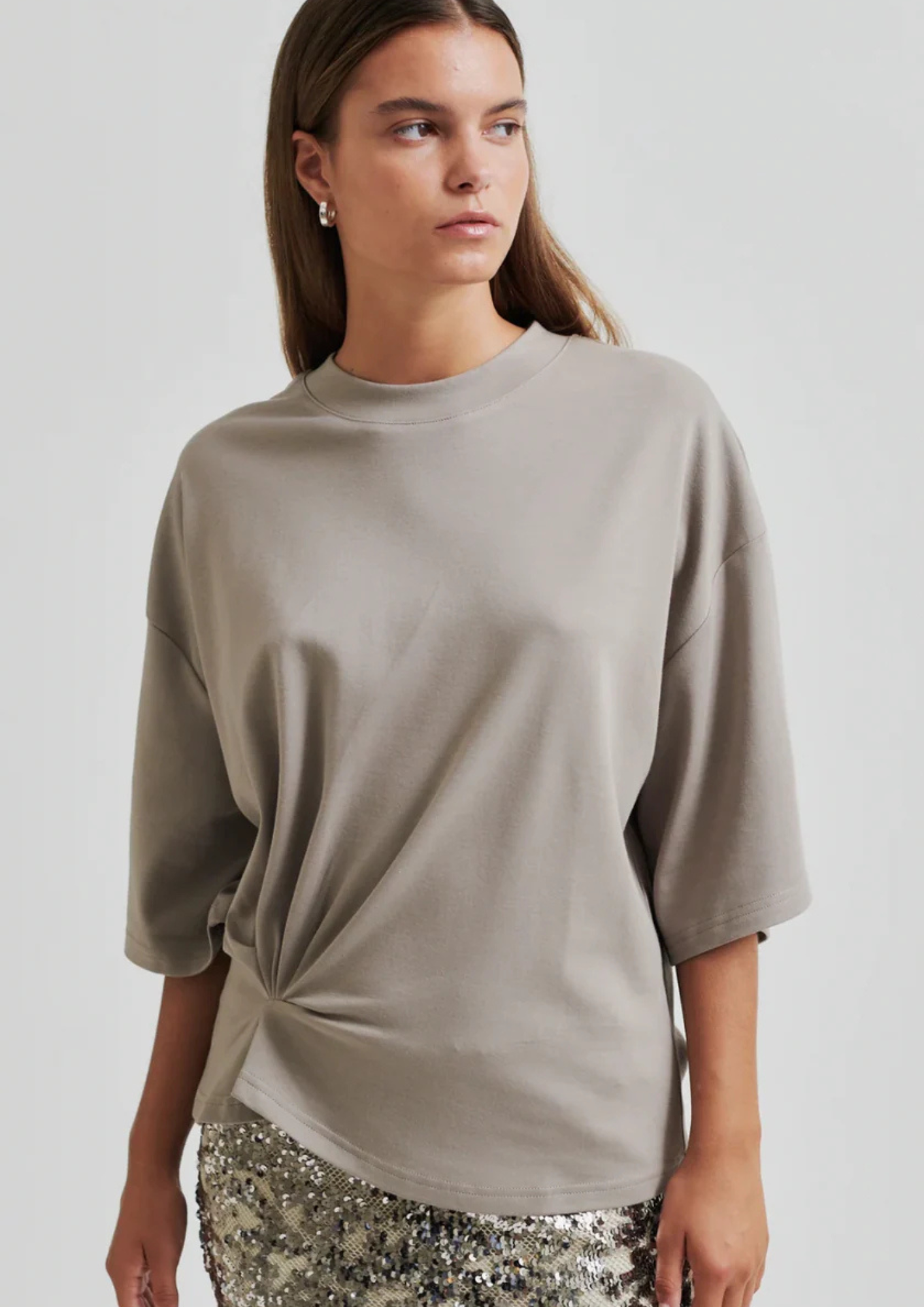 Second Female Missouri Tee - Elephant Skin