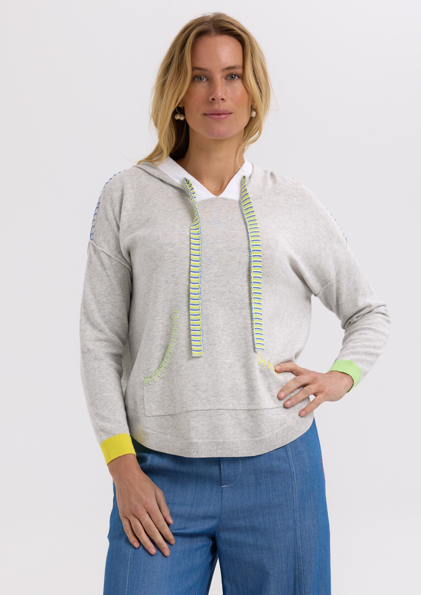 ZP7731 Joey Pocket Hoodie - Marl