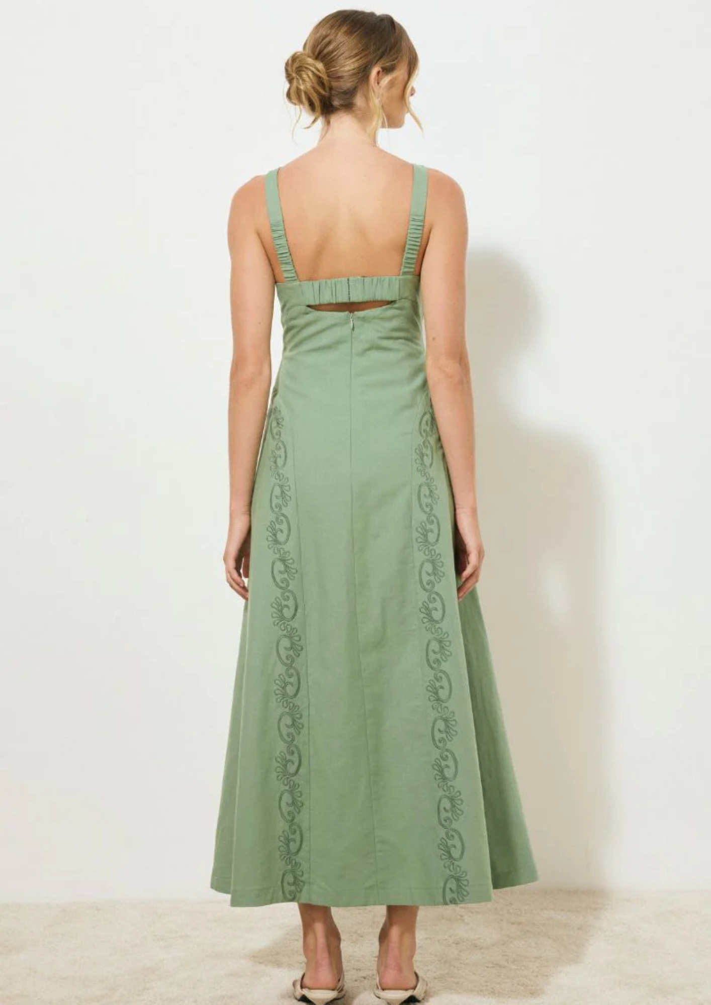 MON RENN Rosario Dress - Jade