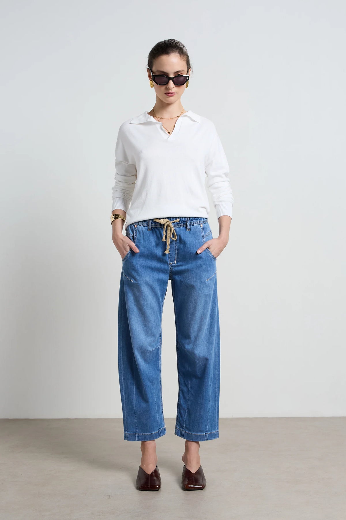 Active Rodeo Blue Barrel Jean