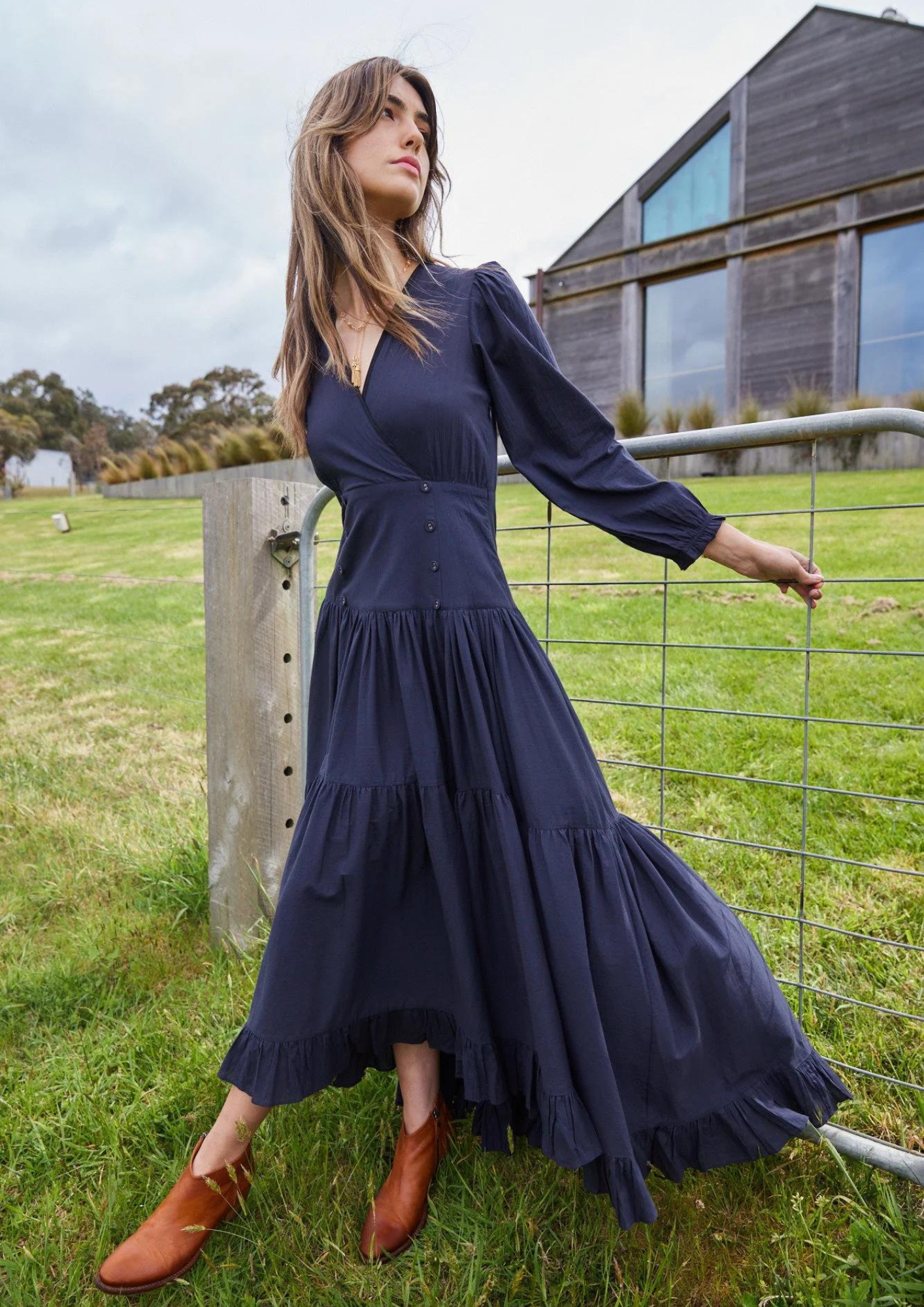 Calou - Paloma Dress Navy