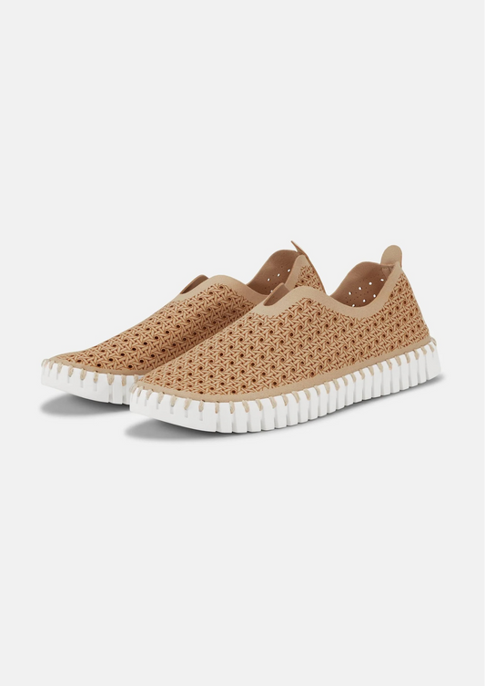 Ilse Jacobsen - Tulip Shoes Braided Latte White TULIP4031