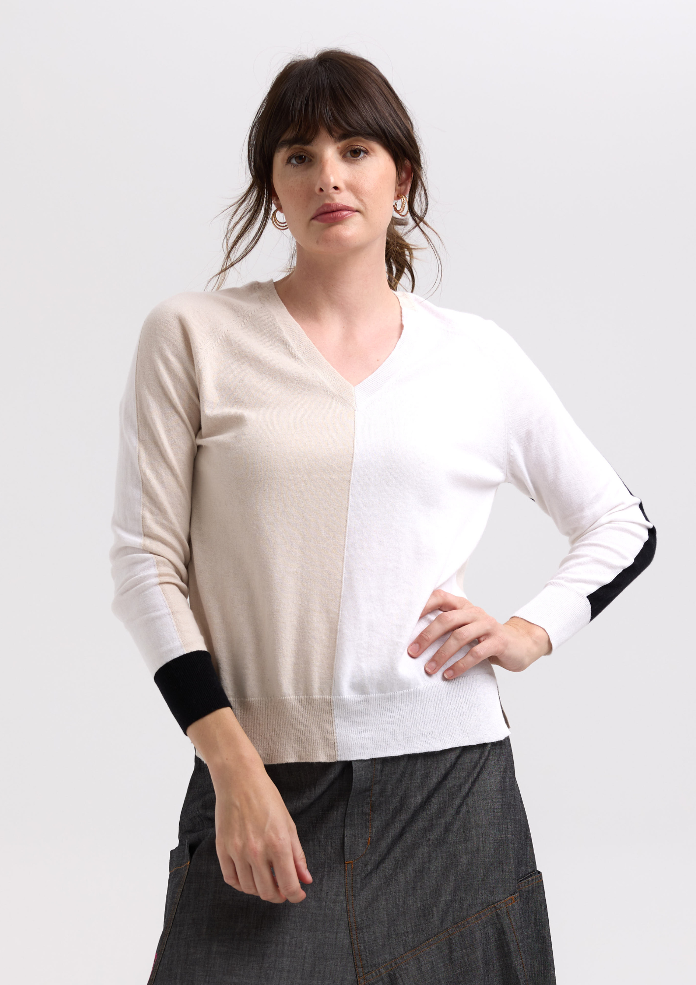 ZP7706 Split Jumper - Canvas