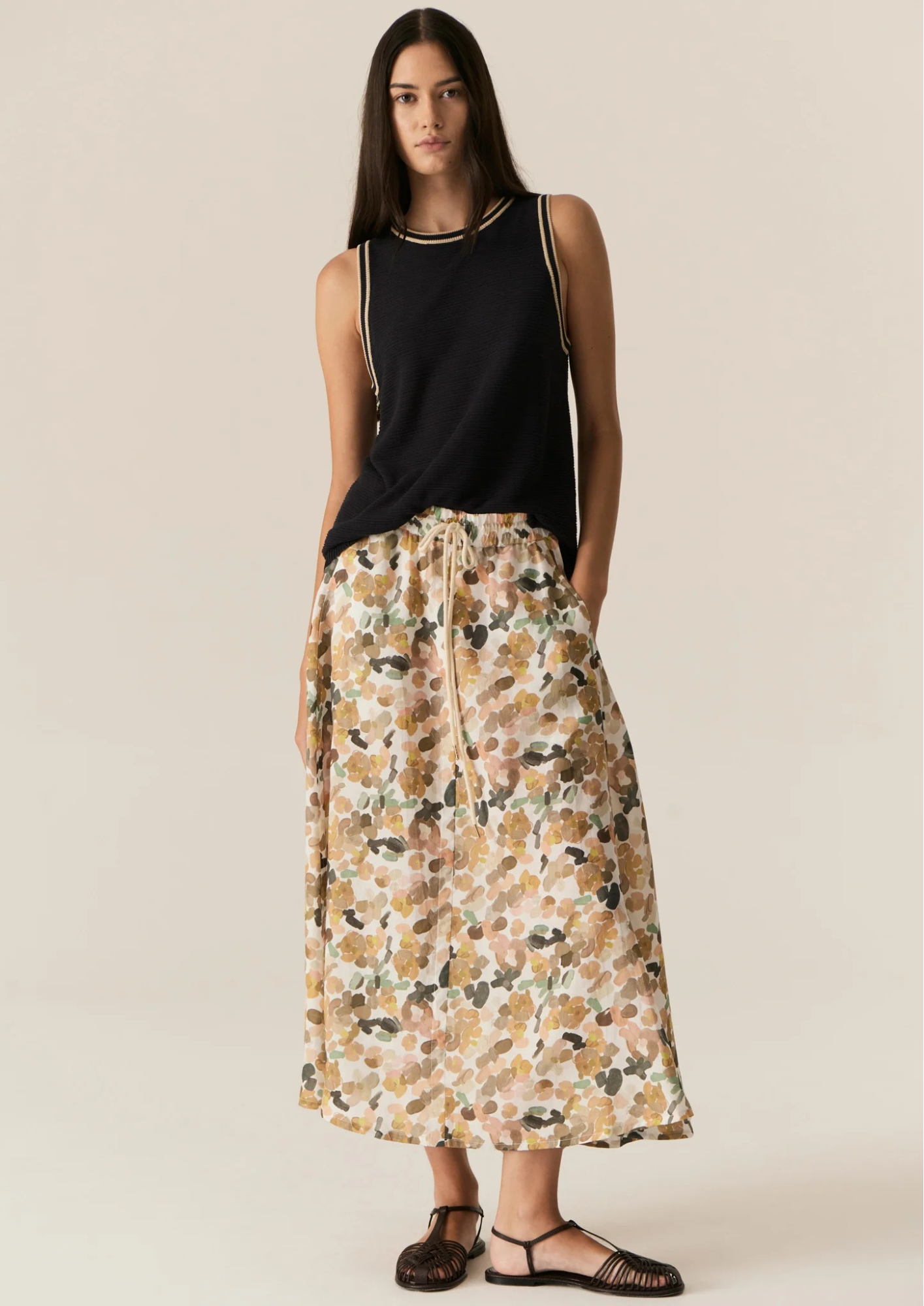 POL Speckle Skirt - Speckle Print