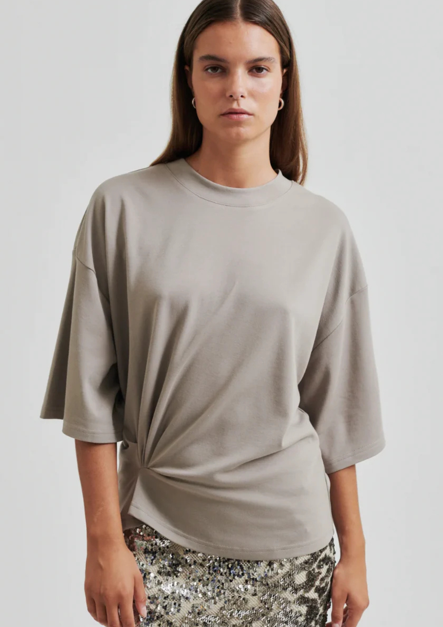 Second Female Missouri Tee - Elephant Skin