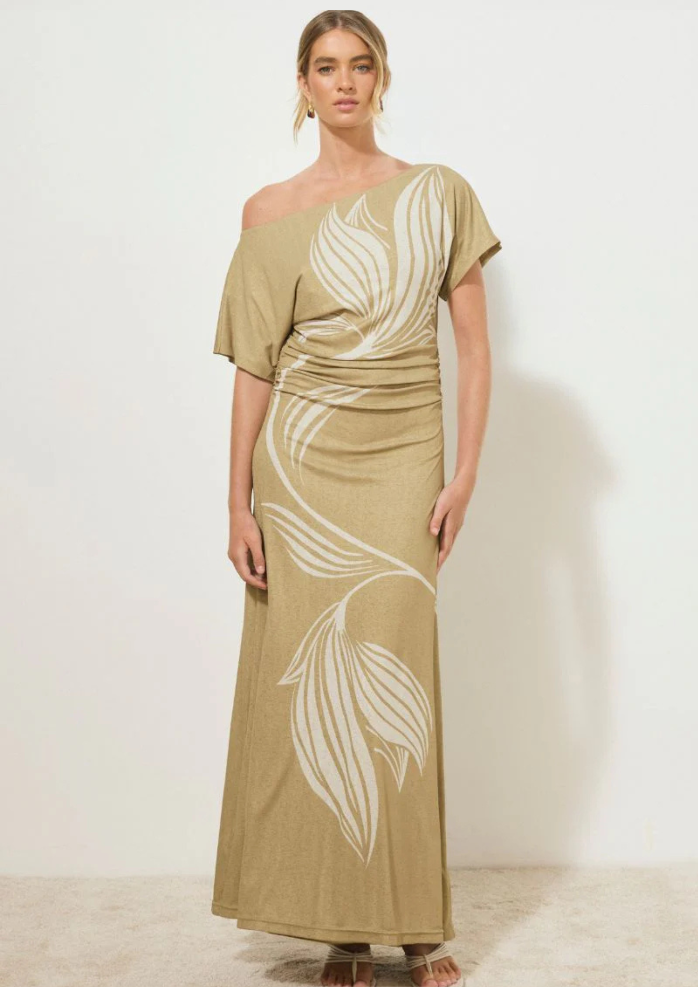 Mon Renn Affair Dress - Olive
