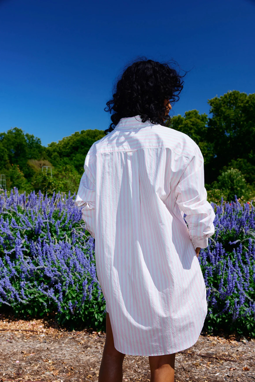 Aston Studio - Buddy Shirt - Baby Rose Stripe