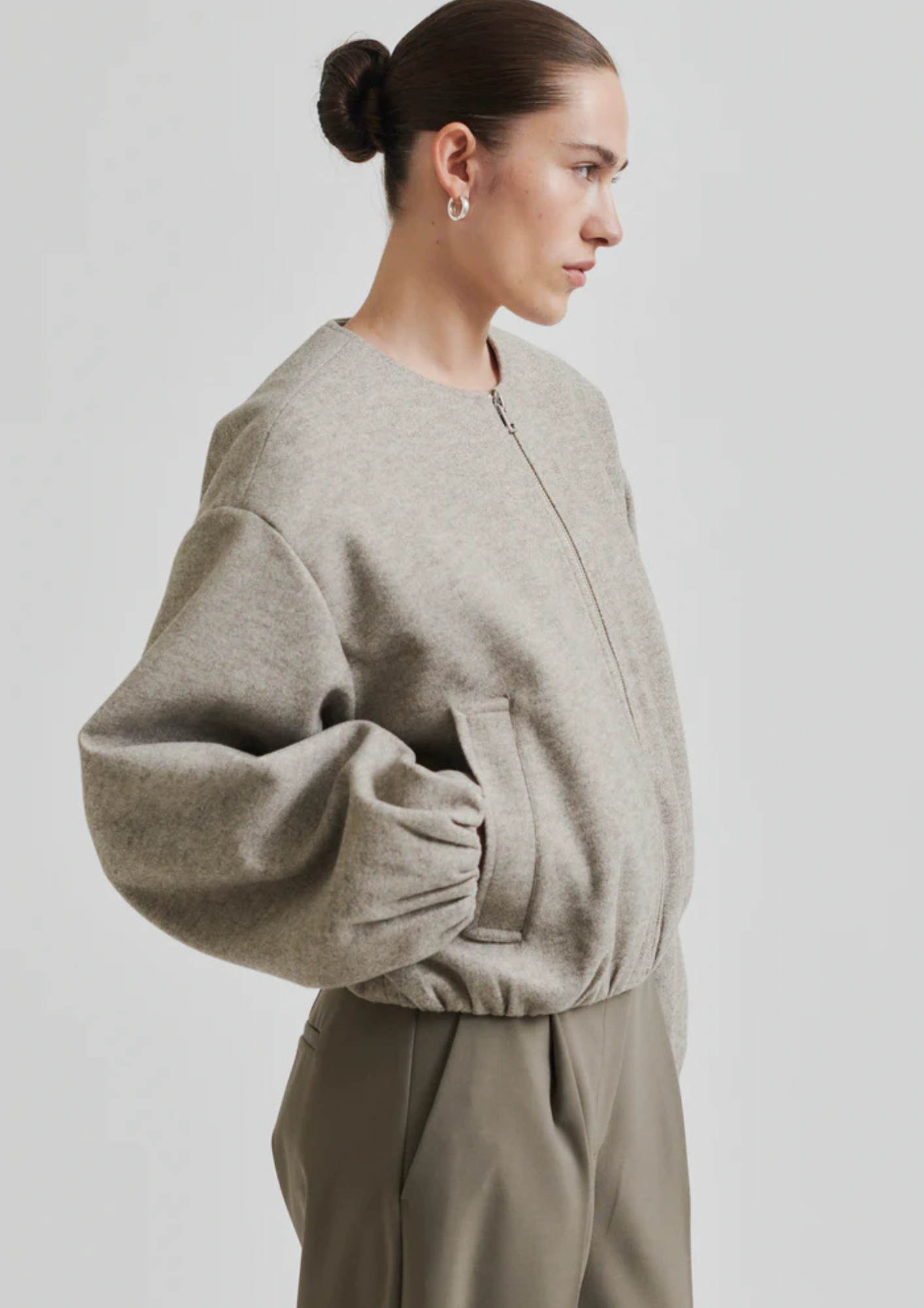 Second Female Dex Jacket - Beige Melange