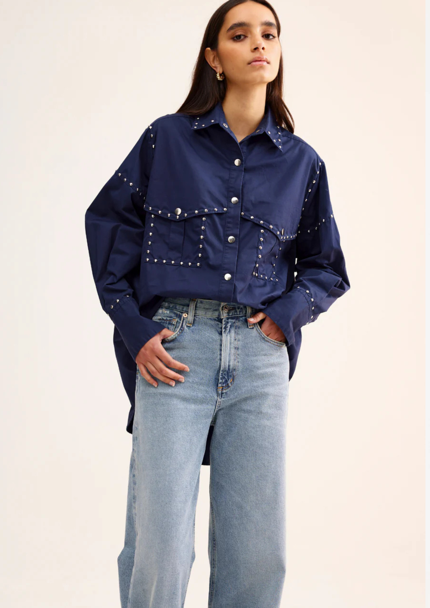 Kinney Ashley Shirt - Indigo