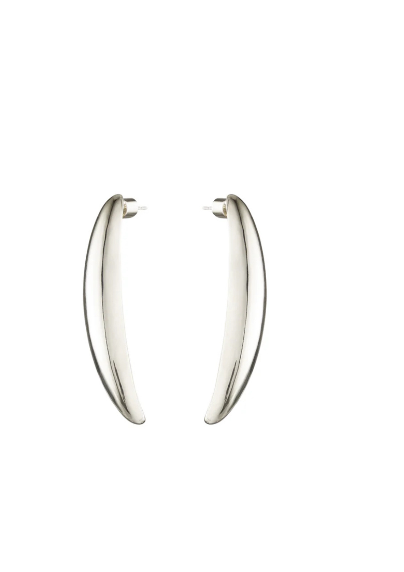 Bling Bar Alto Earrings Silver Plating