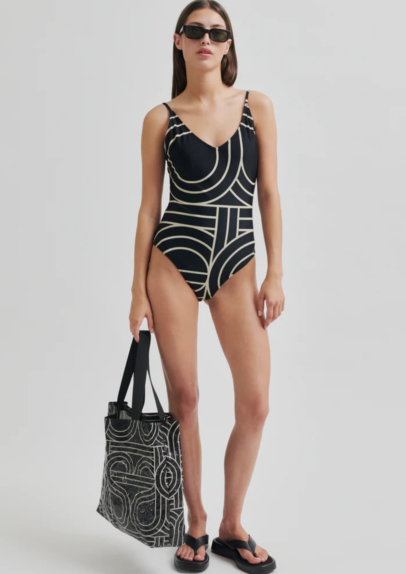 Second Female Signature Swimsuit - Black