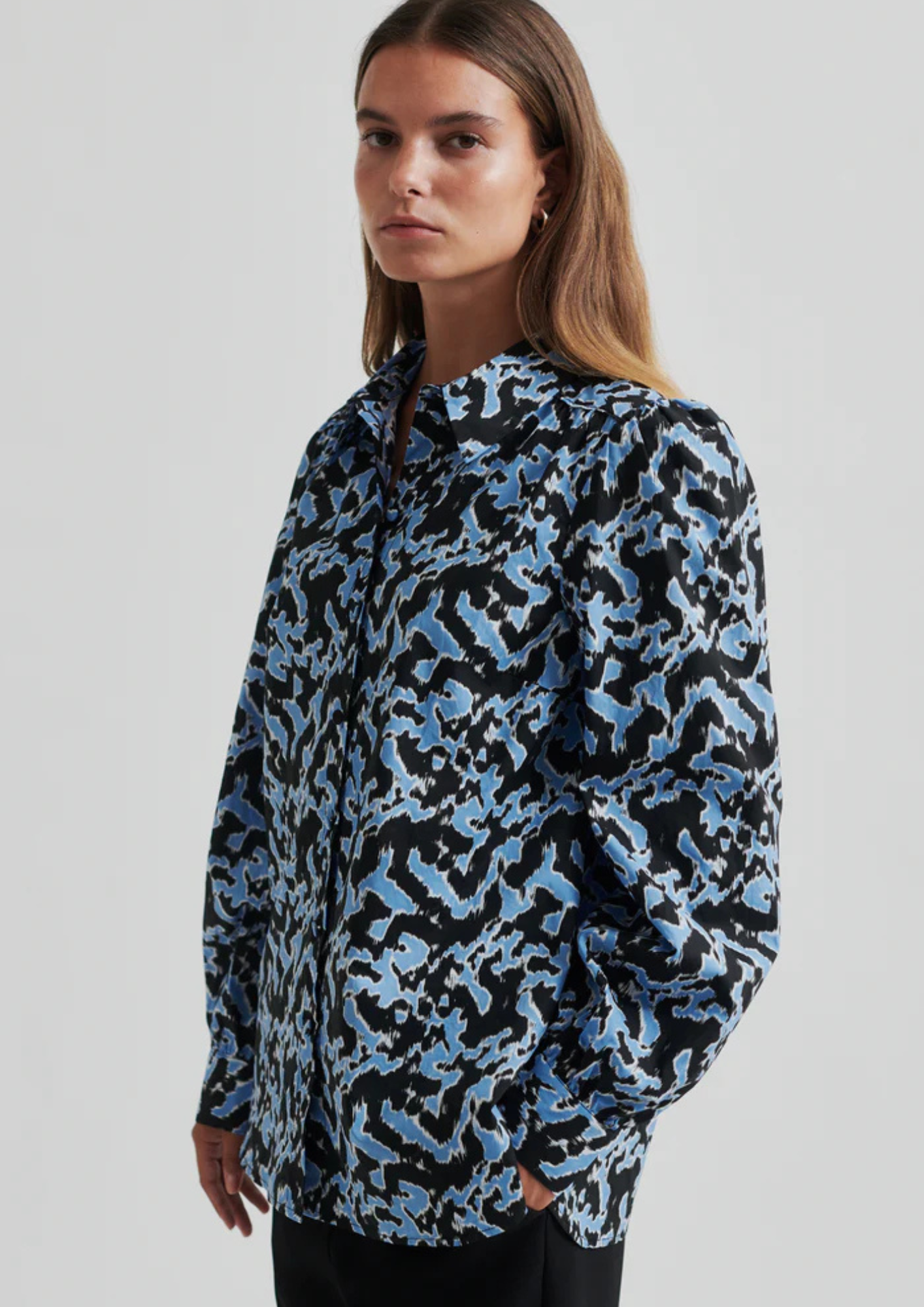 Second Female Klara Printed Shirt - Marina