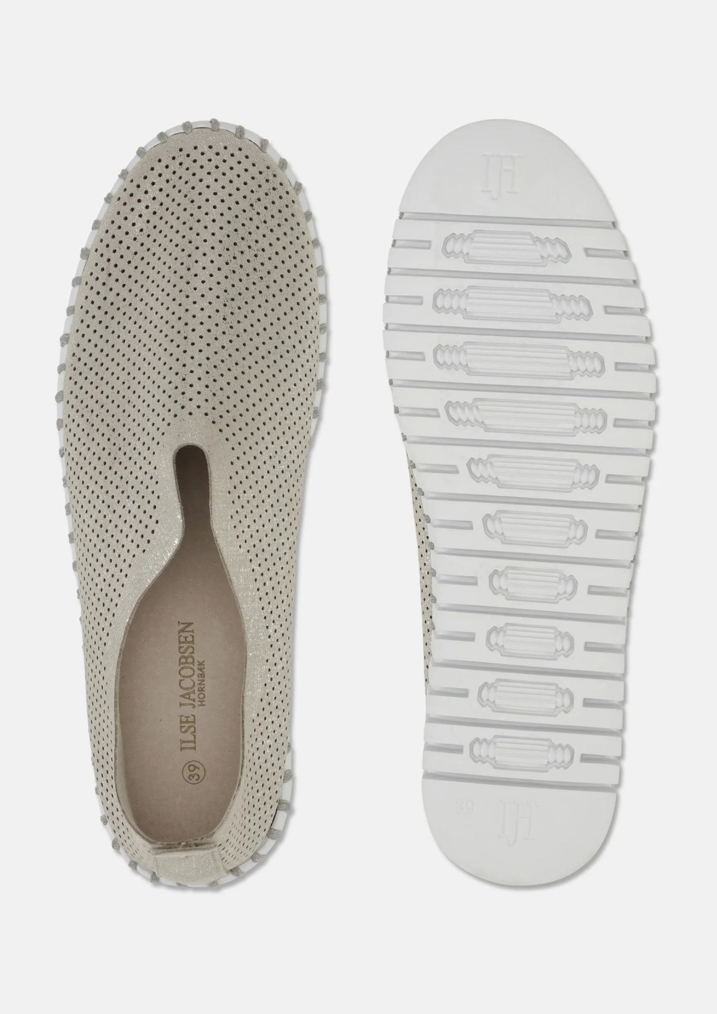 Ilse Jacobsen - Tulip Shoes Glimmer Silver White TULIP3577