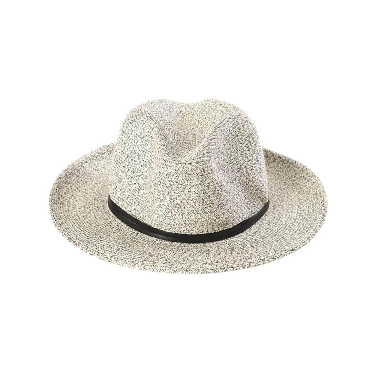 Travaux En Cours - Borsalino Hat Leather Strap Black/White