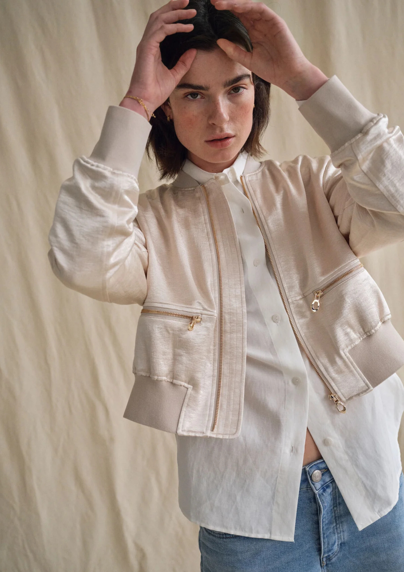 Mos Mosh - Cate Elna Jacket - Sheer Bliss