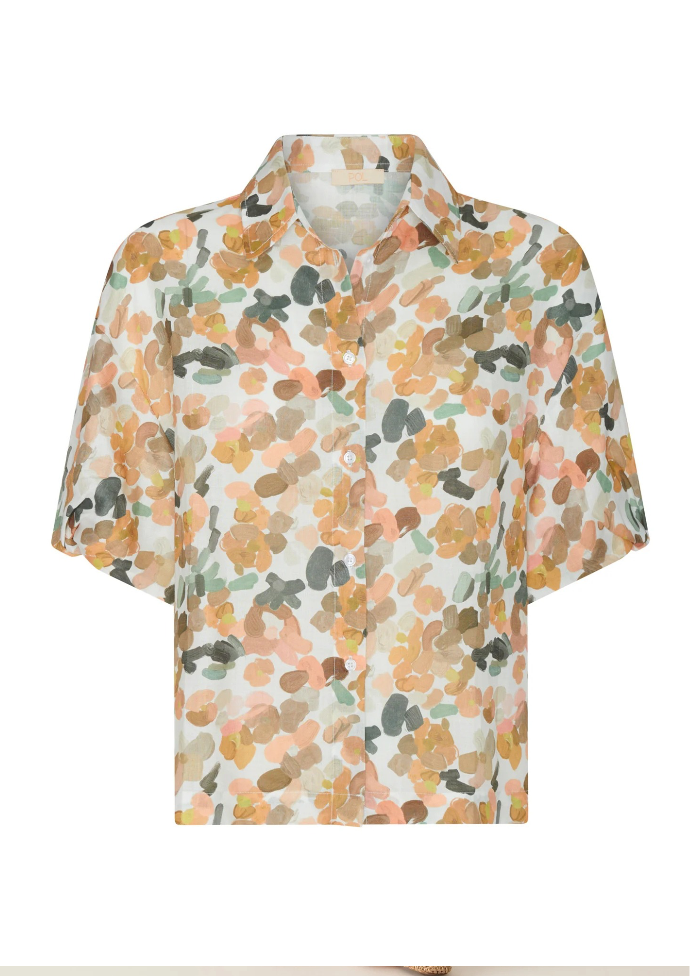 POL Speckle Shirt - Speckle Print