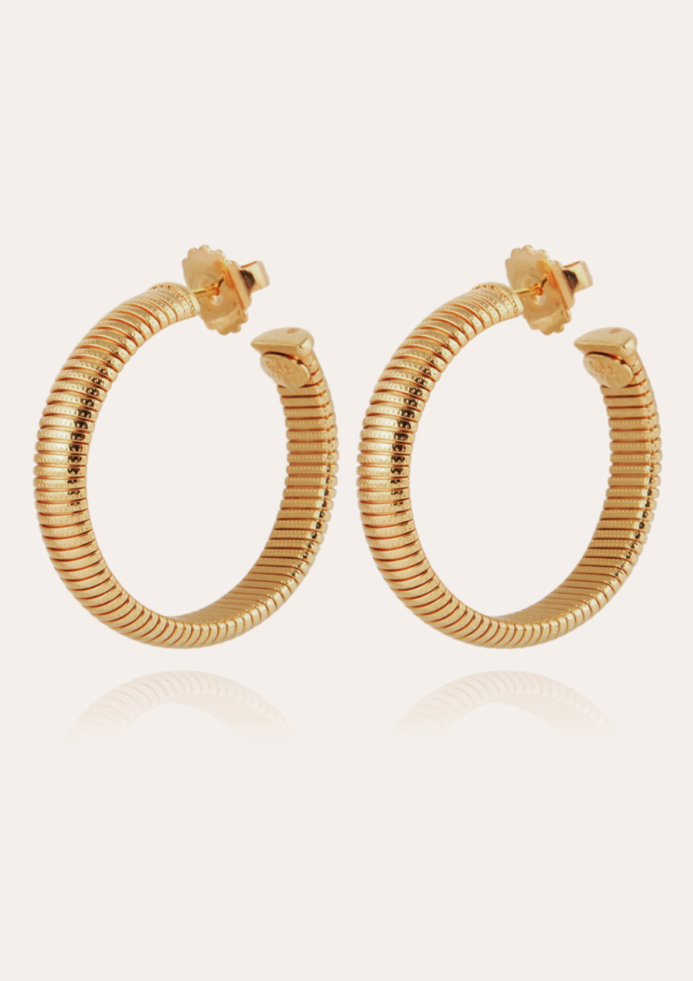 Gas Bijoux - Earrings Milo Hoop Gold
