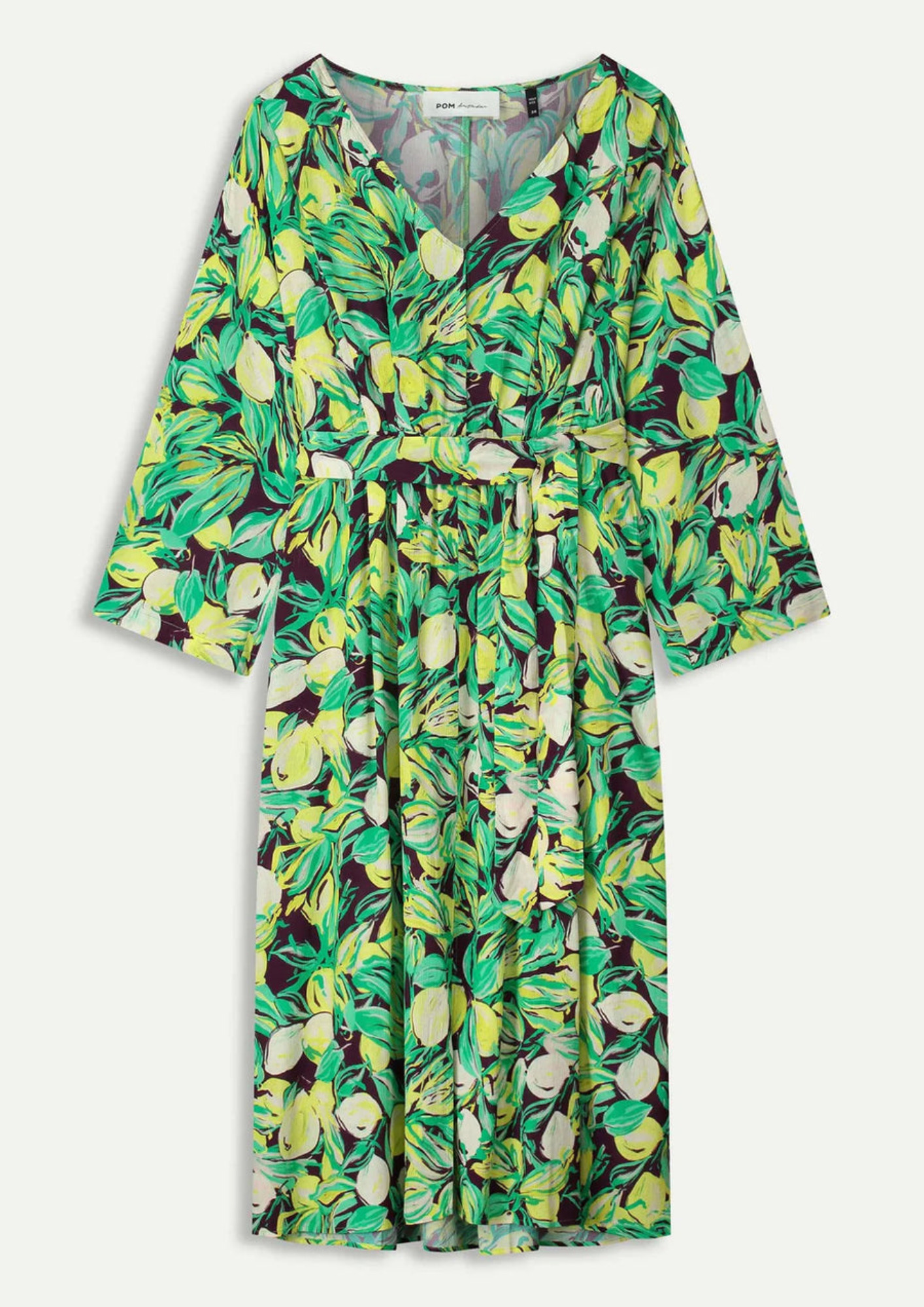 POM Dress - Lemon Tree Crinkle