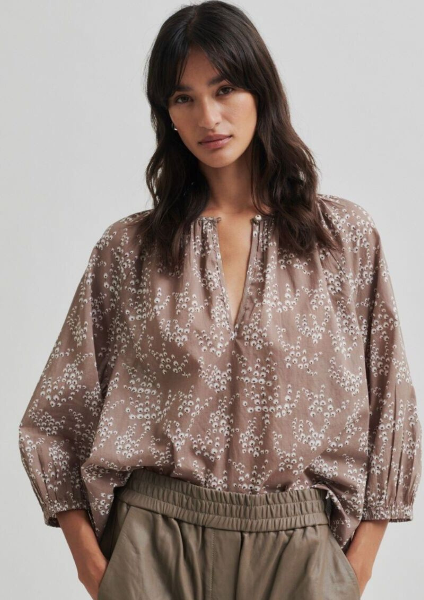 Second Female Sierra Blouse - Fossil