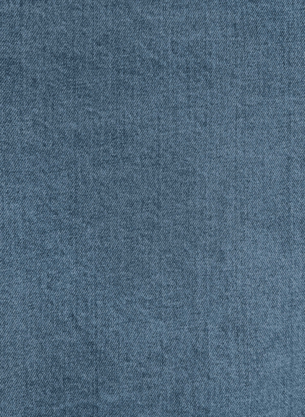 Esmaée Mayfair Barrel Jeans Blue Denim — fabric detail