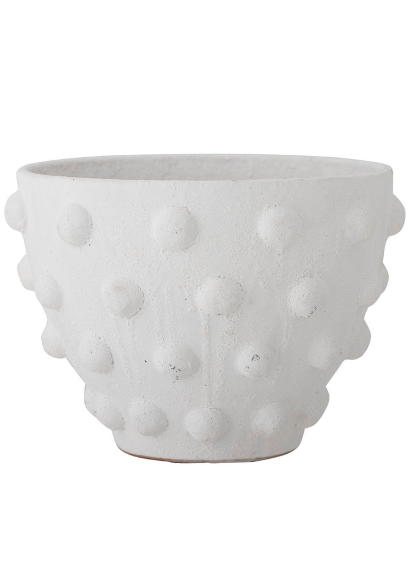 Bloomingville - Rokiya Terracotta Flowerpot - White