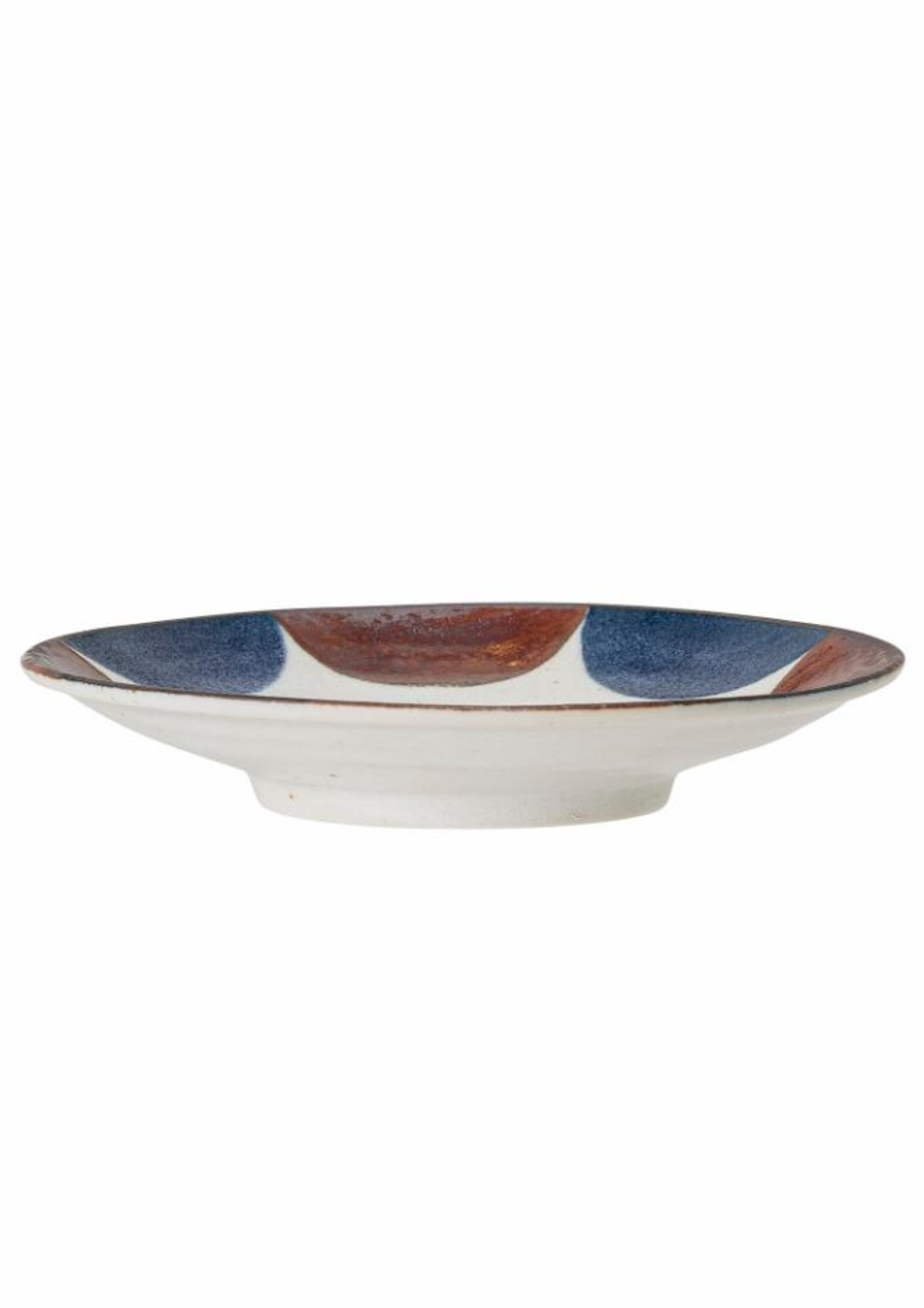Bloomingville Creative Collection - Camellia Plate, Blue, Porcelain